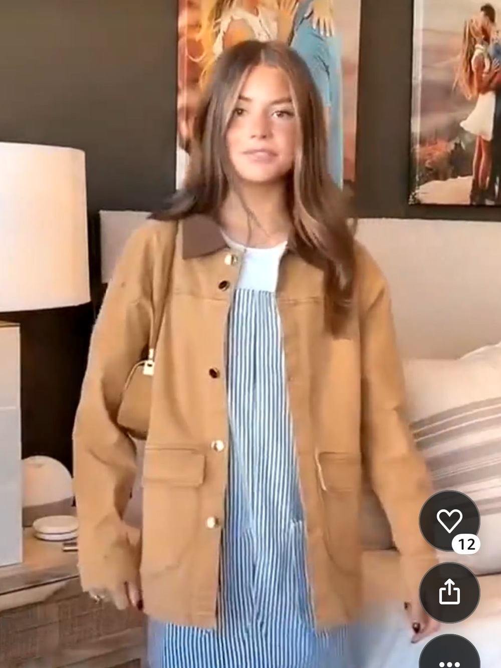 Barn Jacket with Contrast Collar